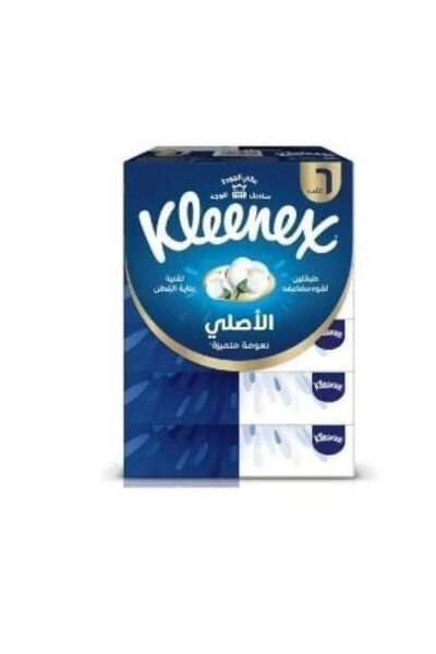 Kleenex - مناديل الوجه من مجموعة العناية بالقطن