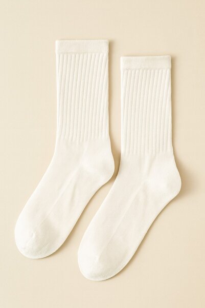 Katia&Bony Unisex Sports Socks White