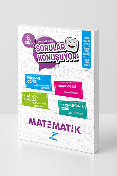 Pruva Akademi 6. Sınıf Matematik Sorular Konuşuyor | Video Çözümlü Yeni Nesil...