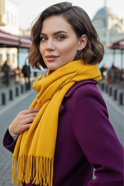 Trenderrs Women's Soft Textured Four Seasons Wearable Vegan Pashmina Shawl Scarf