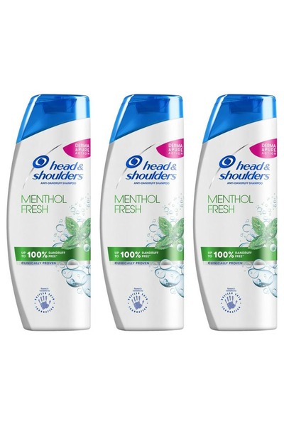 Head & Shoulders Regular HEAD&SHOULDERS SHAMPOO 500ML MENTHOL FRESH - 3 PIECES