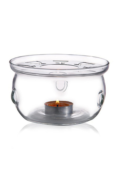 GENERIC4 Transparent Glass Tea Warmer