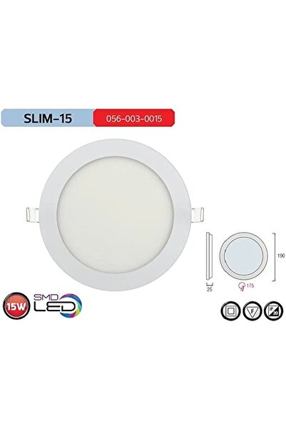 Mons 2 Adet Horoz Electric Slim 15 W Panel Led 1500 Lm 6400 Klv Led Armatür S...