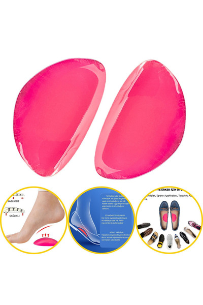 Mawrond Soft Silicone, Self-Adhesive, Special Foot Arch Gap Reinforcement for Flat Feet (1 Pair)