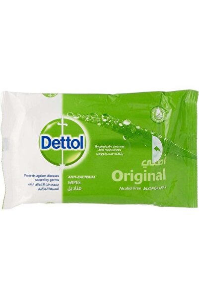 Dettol مناديل مبللة مضادة للبكتيريا للبشرة من ديتول 10 مناديل