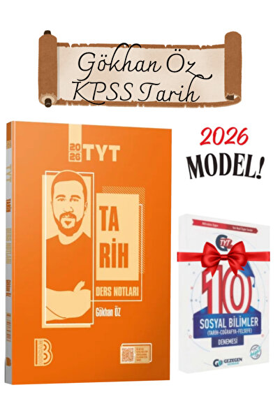 Gezegen Yayıncılık Benim Hocam Yayınları Gökhan Öz 2026 TYT Tarih Ders Notları