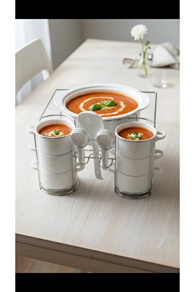 Generic Soup pot set with serving bowls - 12 pieces