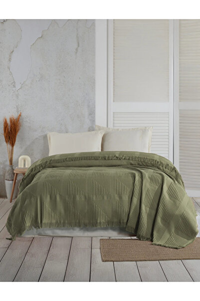 Şaheser Home Collection Sirus Çift Kişilik Jakarlı Pike , %100 Pamuk Jakarlı ...