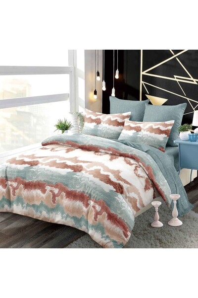lumixauto Double Bed Linen Set 6 Pieces