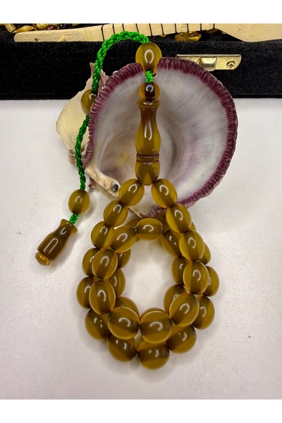 İskenderun Tesbihcilik Buğulu Hamur Osmanlı Benzetme sıkma Kehribar Tesbih