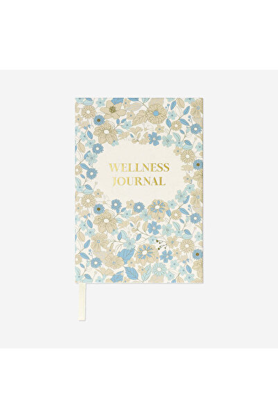 Flying Tiger Copenhagen Yeşil Çiçekli İyi Hal Günlüğü A5