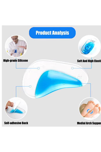 Mawrond Soft Silicone, Self-Adhesive, Special Foot Arch Gap Reinforcement for...