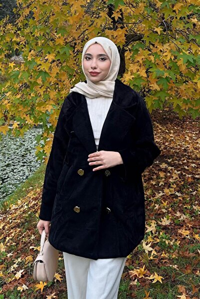 lamelif Kaşe Coat Black