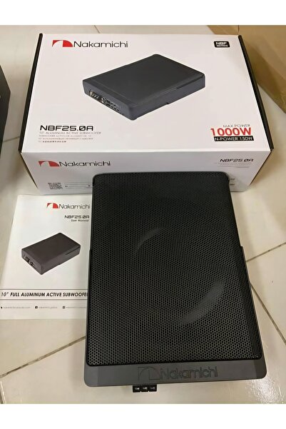 NAKAMICHI -10inch Active Subwoofer 1000w Full Aluminum NBF25.0R