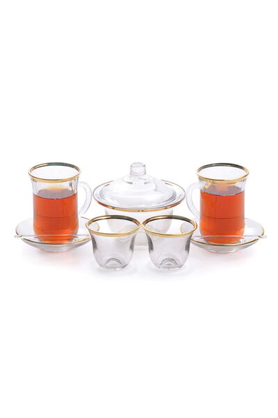 Glaze Tea and Coffee Set 50 Pieces