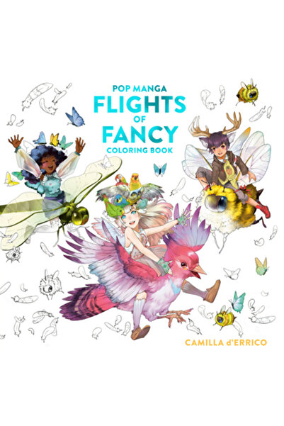 Watson Guptill Pubn Carte de colorat Pop Manga Flights of Fancy