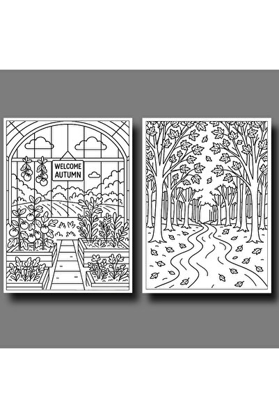 Garden Grădina Secretă, Carte de Colorat , Relaxare, Antistres, 50 Ilustratii A4, Coperti Laminate