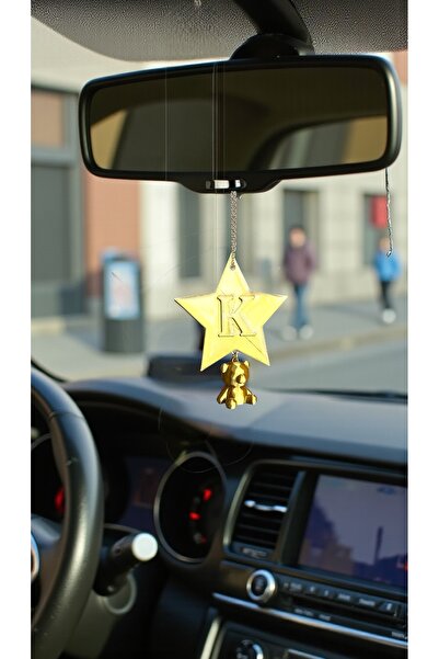 KUKO DESIGN Stellar Bear Charm Araba Dikiz Ayna Süsü | Ayıcık & Yıldız Model ...