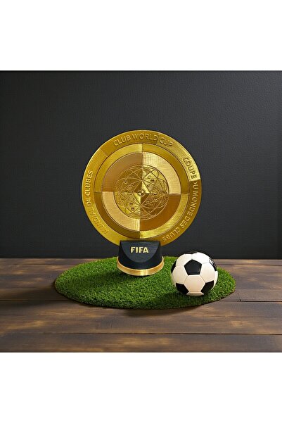 FIGURİFY Fıfa Kulüpler Dünya Kupası – Isme Özel Yazılı Futbol Ödül Kupası - 15 CM