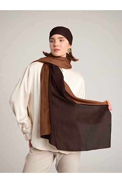 Ayshara Nazenin Collection Cinnamon Magic Double-Sided Shawl