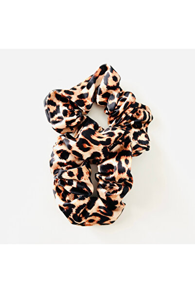 Tupek Store 2’li Set Leopar Desenli Saten Simit Toka – Zarif, Yumuşak ve Saç ...
