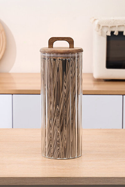 welcomein 1550 ml Akasya Kapaklı Cam Kavanoz Saklama Kabı Pinterest Tasarım E...