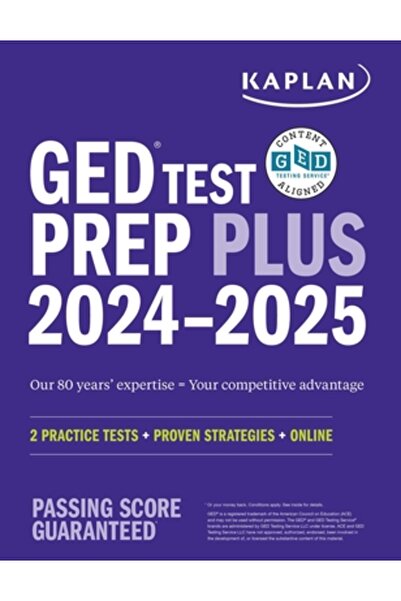 Kaplan Pub Pregătire pentru testul GED Plus 2024-2025: Include 2 teste practi...