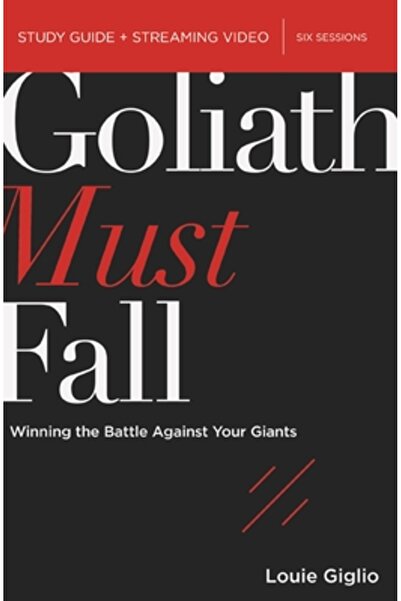 Zondervan Ghid de studiu biblic Goliat trebuie să cadă plus videoclip în stre...