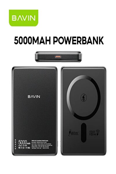 Bavin PC1106 10000mAh Ultra-Thin Magnetic Wireless Power Bank