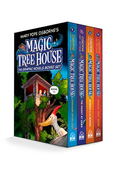 Random House Set de început pentru romane grafice cu căsuța magică în copac