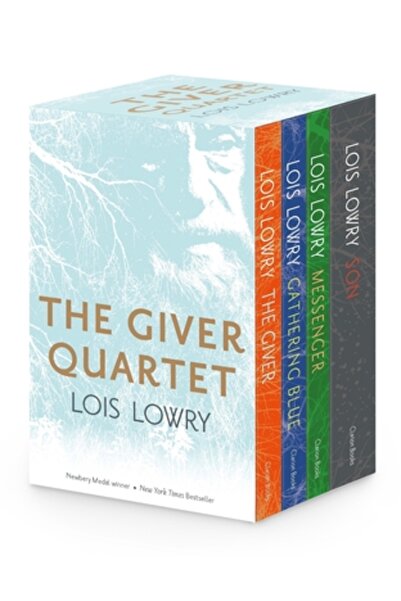 Clarion Books Set cutie The Giver Quartet: The Giver, Gathering Blue, Messeng...