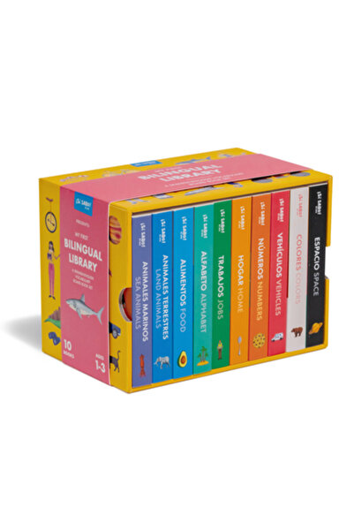 Blue Star Pr Prima mea bibliotecă bilingvă: Un set de cărți de vocabular span...