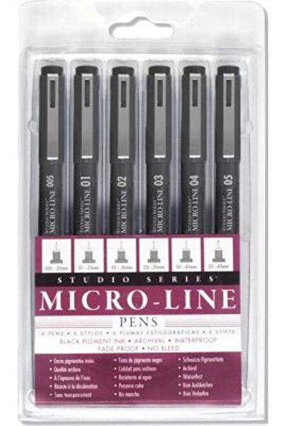Kessinger Pub Llc Set de stilouri Micro-Line din seria Studio (set de 6)