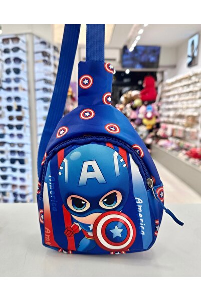 GLOW ACCESSORIES BAE Süper Kahraman Erkek Çocuk Çapraz Çanta 20x15 cm