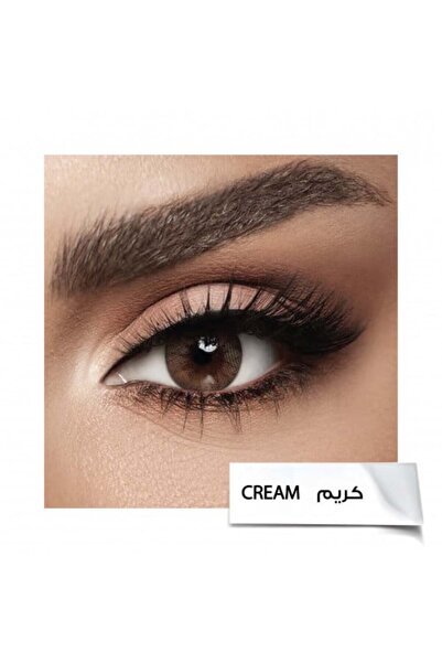 DİVA Colored Contact Lenses - Cream Annual