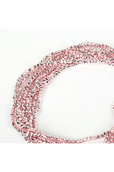 yfhobi 1 Dizi (95-100 Adet) - 4 mm Yuvarlak Kristal Cam Boncuk Dizi, Parlak K...