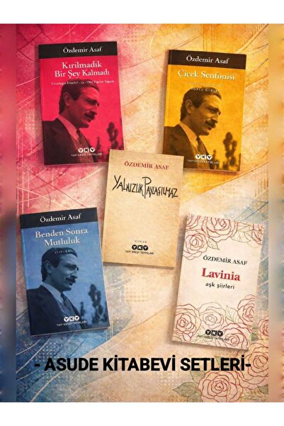 Yapı Kredi Yayınları Özdemir ASAF seti 5 kitap