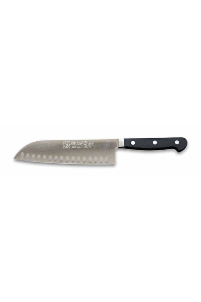 shopwave 61950 - Hot Forged Santoku Knife with Grooves 18 cm