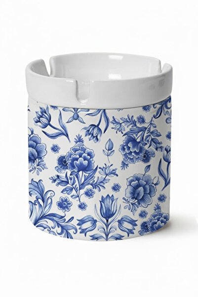 sartre art "Blue Blanc Serisi" Özel Tasarımlı Kokusuz Söndür At Küllük Kül Ta...