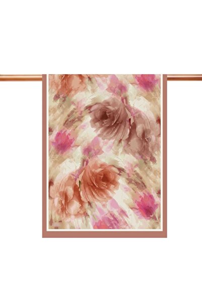 SK Scarfs İtalyan Vual İpeksi Ebruli Desen Şal