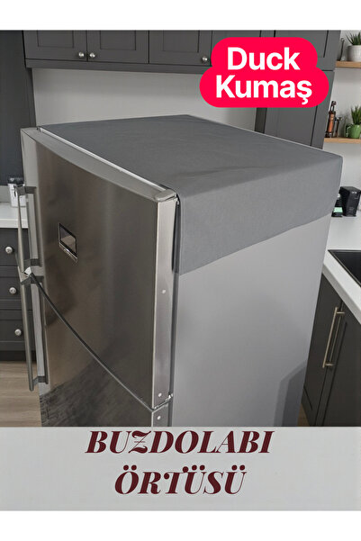 BeybiNest Duck Kumaş Buzdolabı Örtüsü Sıvı Ve Leke Tutmaz Fonksiyonel Örtü An...