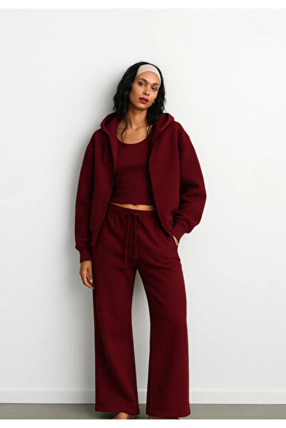 Arz giyim Σετ φόρμας Ardente Collective με φλις εσωτερικό, υπερμεγέθη κοπή, κ...