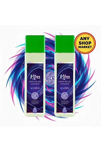 kifra Pack X2 Sparkle Concentrated Laundry Perfume - 80 Washes of Elegance (2...