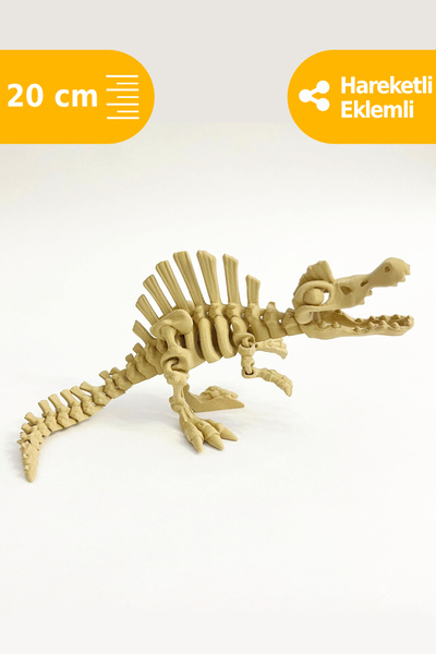 Artimon 3D Store Hareketli Spinosaurus 3D İskelet Dinozor | Oyuncak Dinozor |...