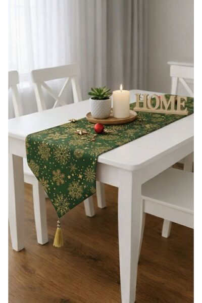 NAKKAŞİ ZARİF yılbaşı temalı runner masa örtüsü