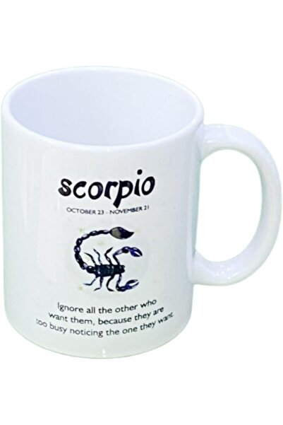 golden pineapple Zodiac Sign Coffee Mug - Scorpio Design