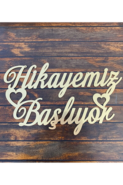 PAŞAOĞLU PLEKSİ PLEKSİ İSİMLİK HİKAYEMİZ BAŞLIYOR 50 CM PERDE TAG PANO GOLD