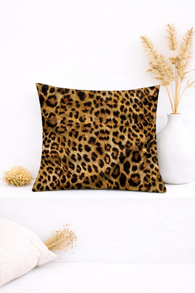 Ases Design Husă decorativă pentru pernă cu model leopard (45x45 cm)