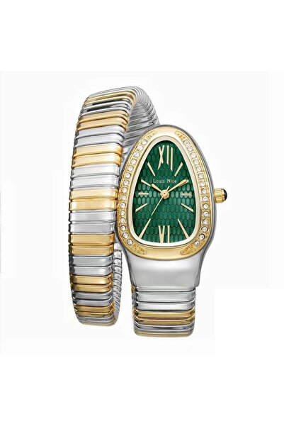 Louis Nice Women's wrap watch in silver and gold