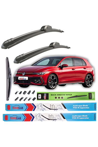 TEAMCAR Wipers Volkswagen Golf 8, Mk8 Hatchback 5 doors (2019+) – Complete Set